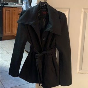 Black trench coat